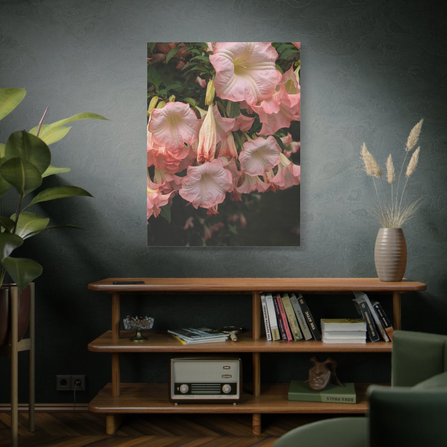 Angels in the Garden Canvas Wall Art - Vibrant Floral Design Nature Photography Decor