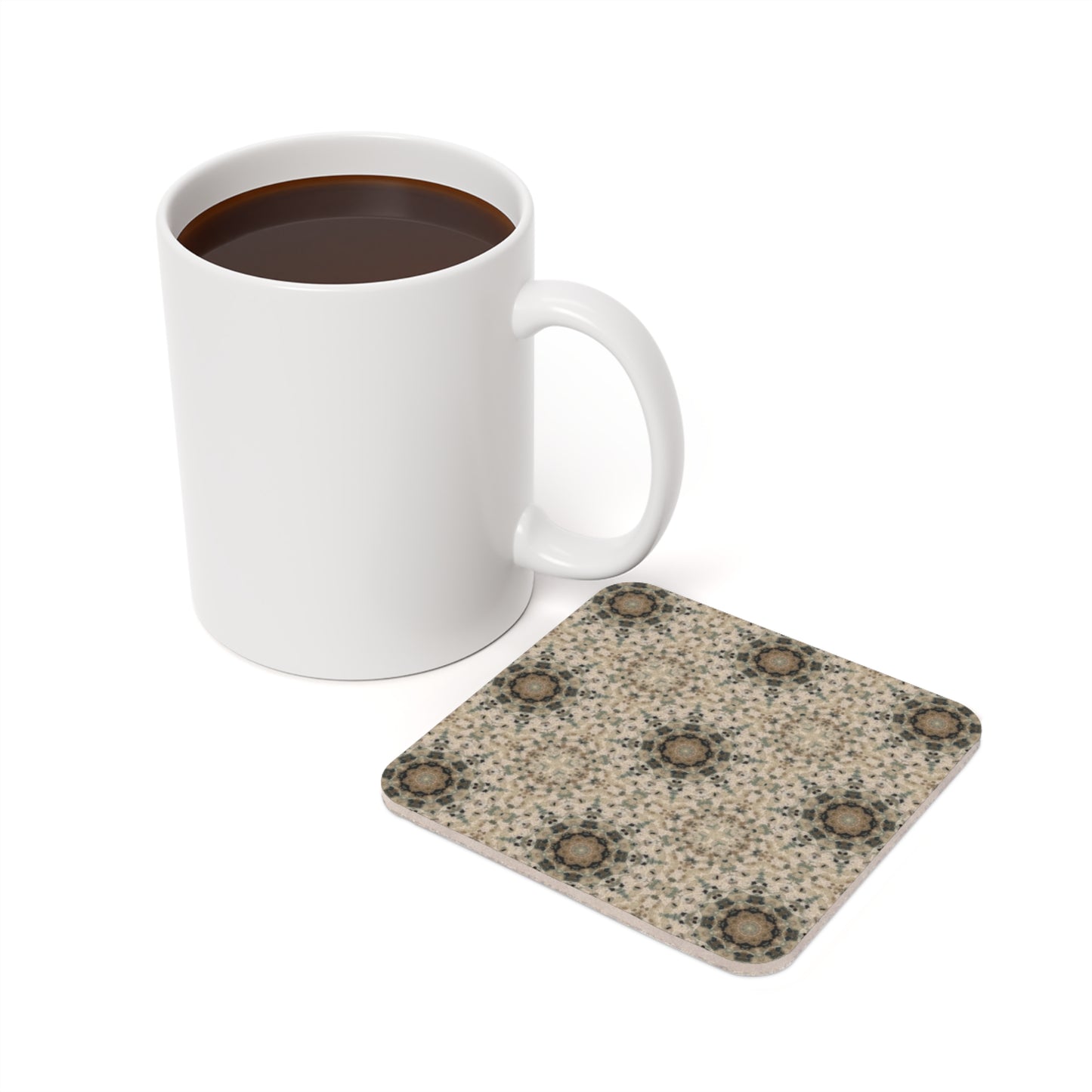 Desert Suns Coaster – Boho Southwestern Drink Coaster Set, Earth-Tone Ceramic Decor
