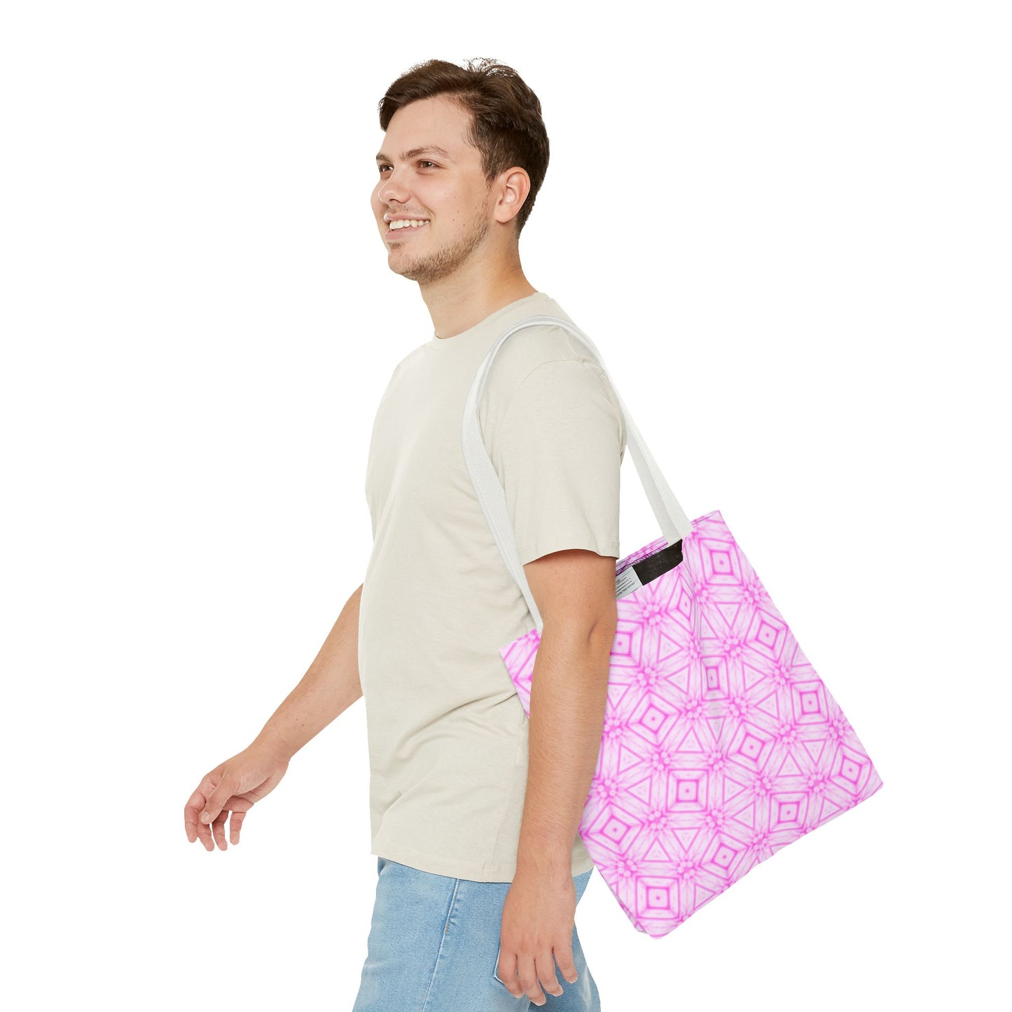 Cherry Blossom Patchwork Tote Bag – Sakura Floral Canvas, Japanese Sakura Design