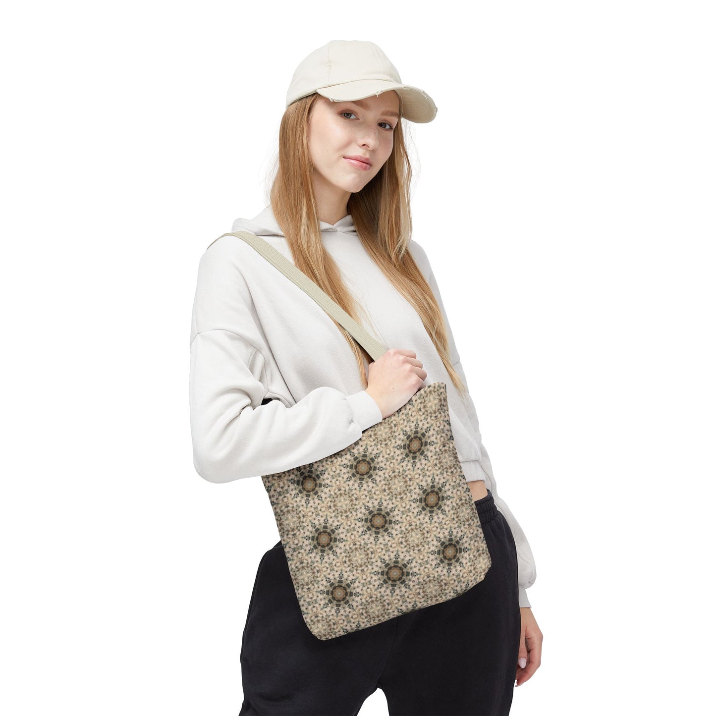 Desert Suns Tote Bag – Boho Desert Sun Pattern, Southwestern Earth-Tone Minimalist Carryall