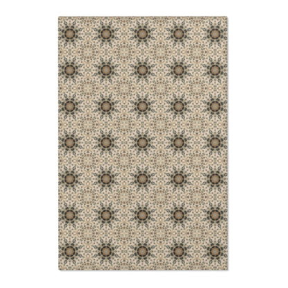 Desert Suns Area Rug – Boho Sunburst Southwestern Earth-Tone Living Room Carpet