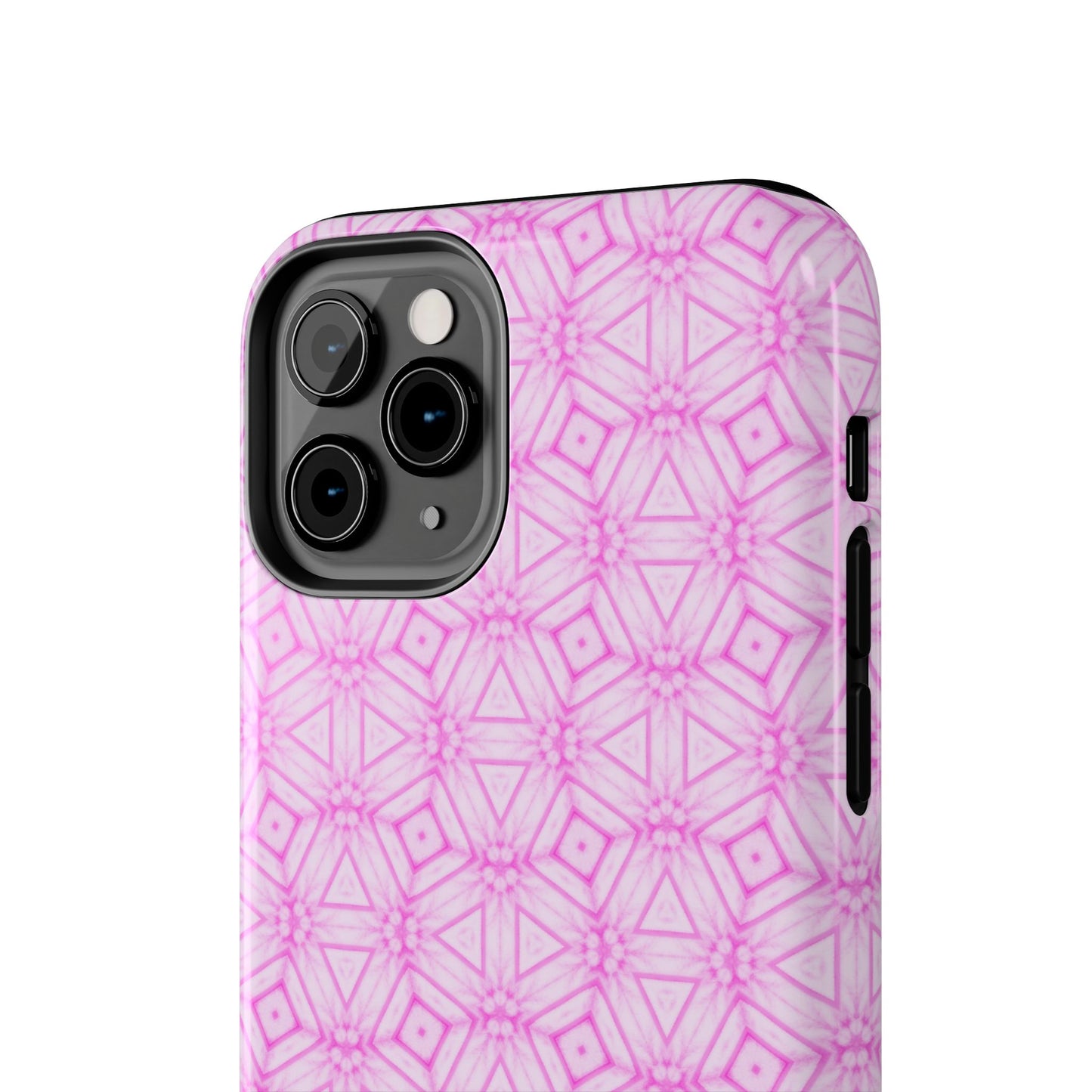 Cherry Blossom Patchwork Tough Case – Sakura Floral Pink Spring Floral Pattern Phone Case for Samsung Galaxy and iPhone