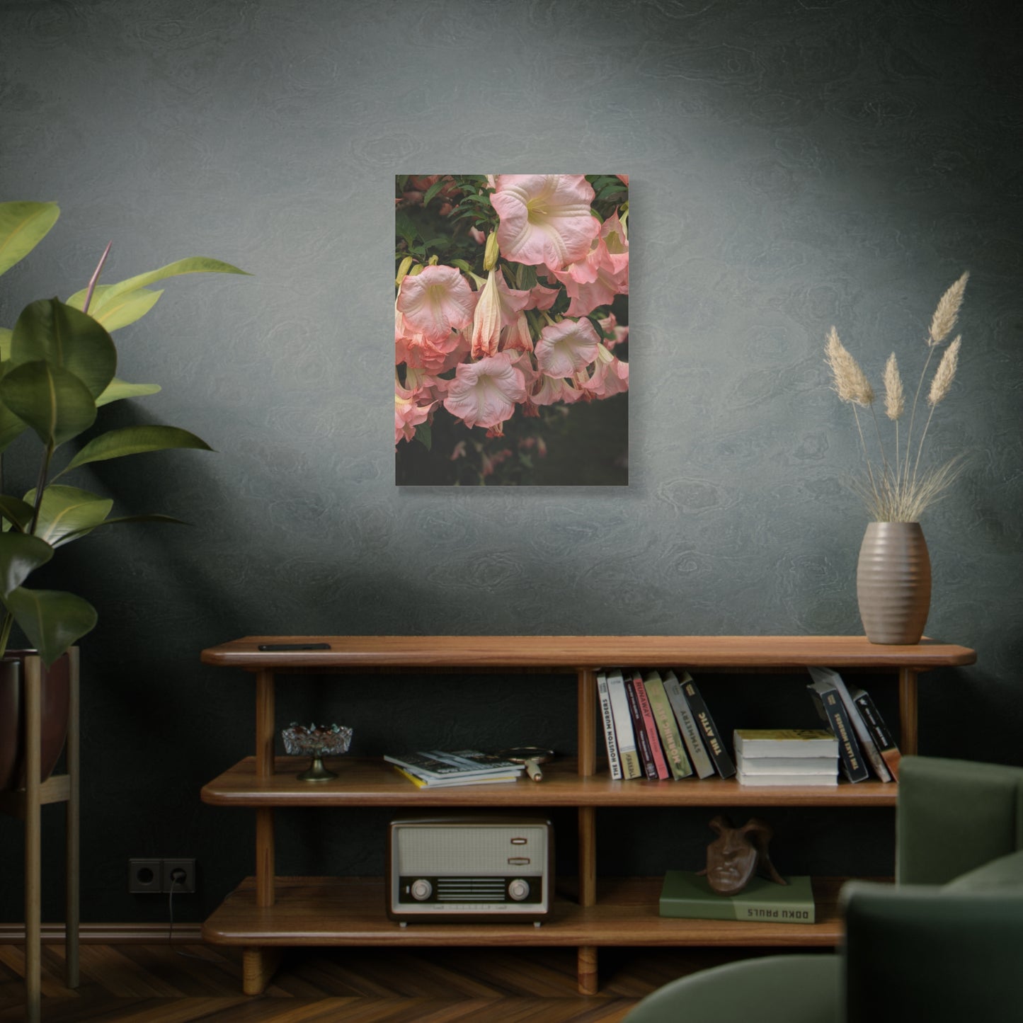 Angels in the Garden Canvas Wall Art - Vibrant Floral Design Nature Photography Decor