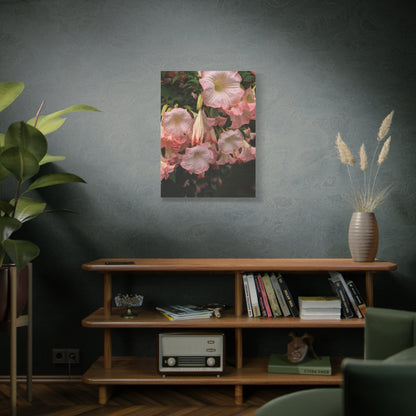 Angels in the Garden Canvas Wall Art - Vibrant Floral Design Nature Photography Decor