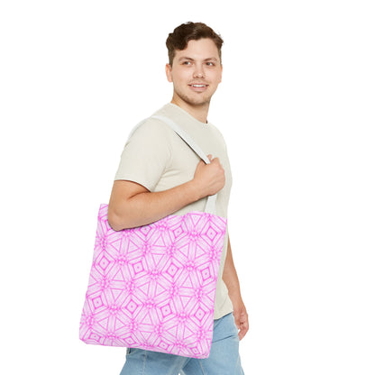 Cherry Blossom Patchwork Tote Bag – Sakura Floral Canvas, Japanese Sakura Design