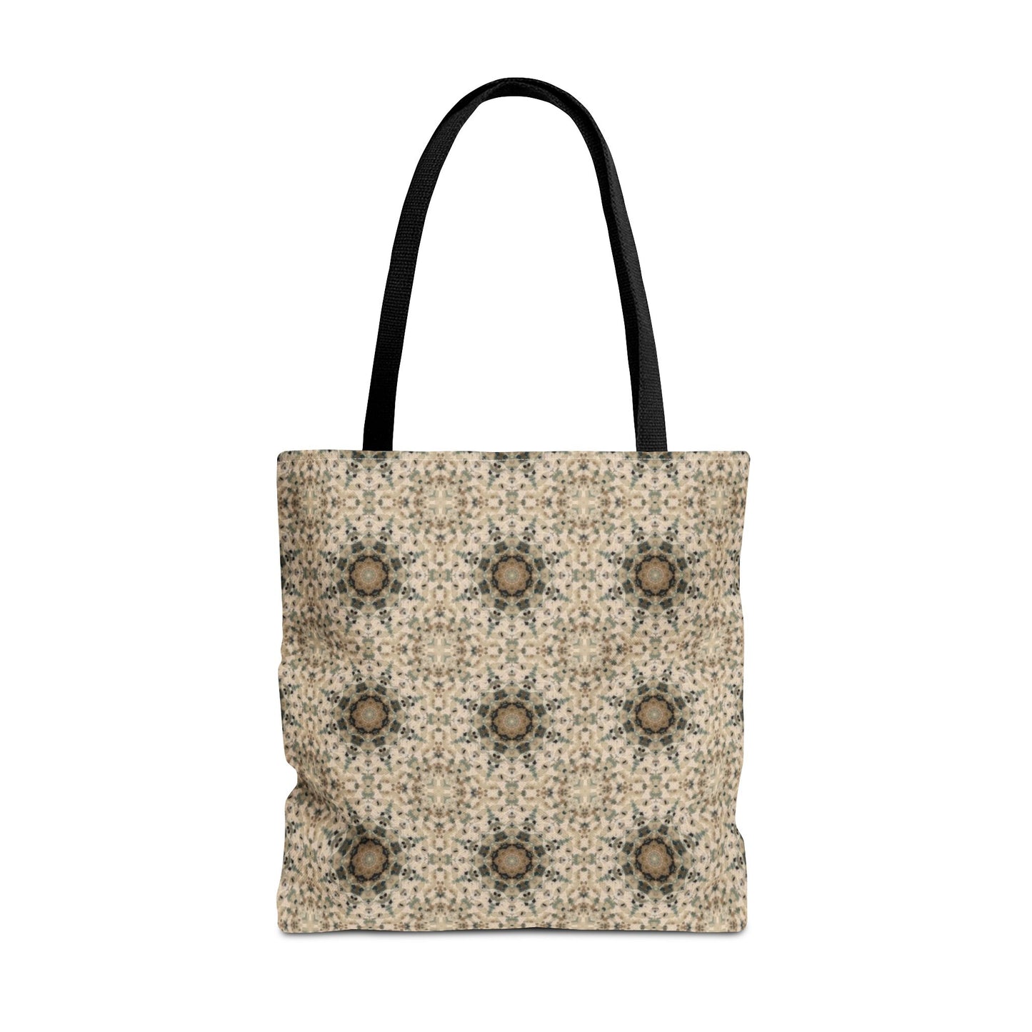Desert Suns Tote Bag – Boho Desert Sun Pattern, Southwestern Earth-Tone Minimalist Carryall