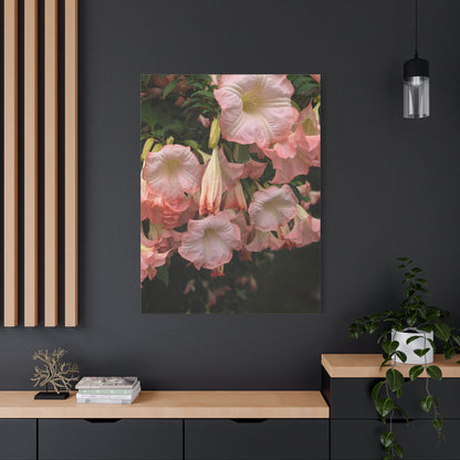 Angels in the Garden Canvas Wall Art - Vibrant Floral Design Nature Photography Decor