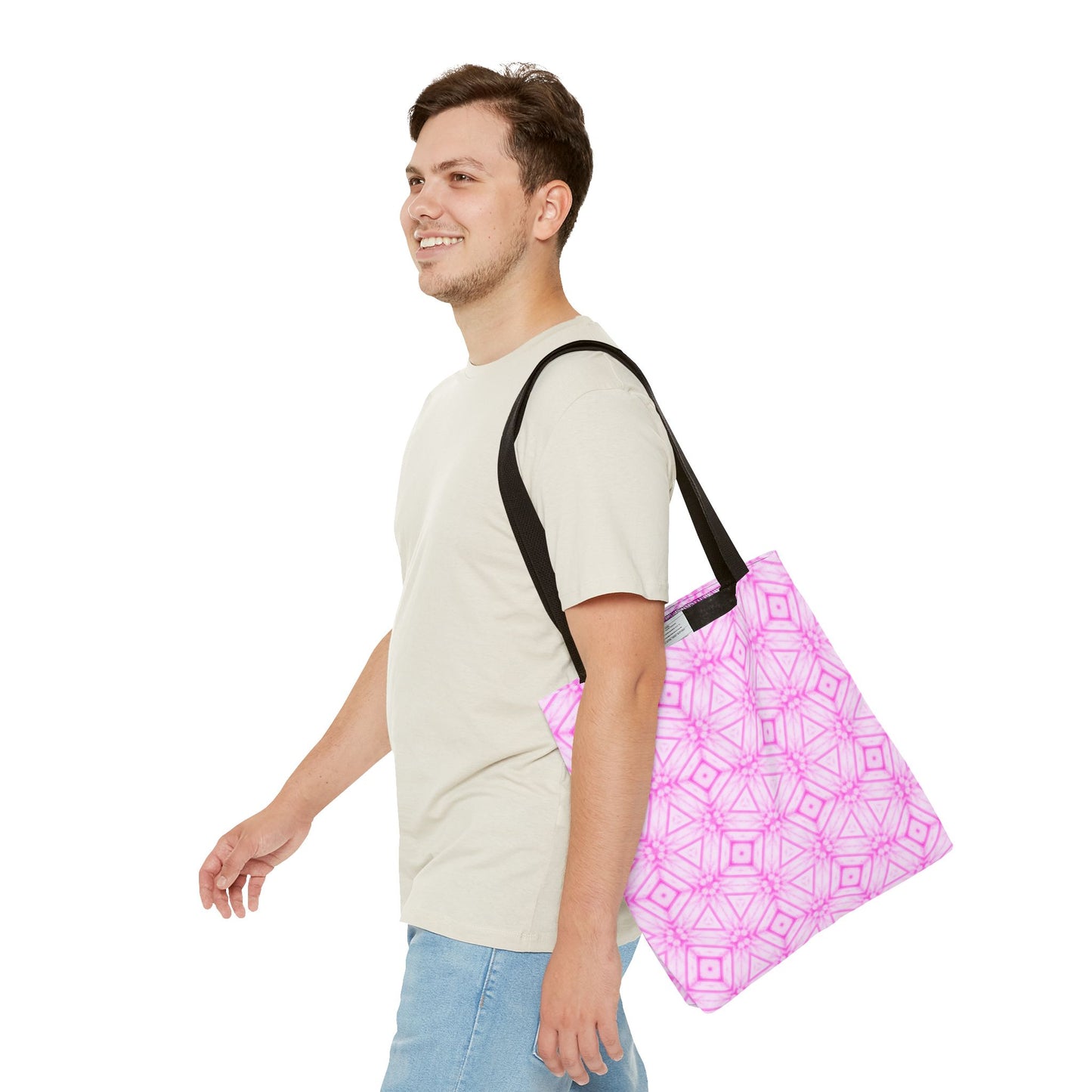 Cherry Blossom Patchwork Tote Bag – Sakura Floral Canvas, Japanese Sakura Design