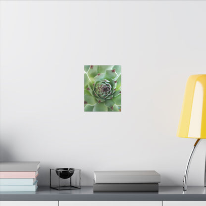 muted tone succulent art decor