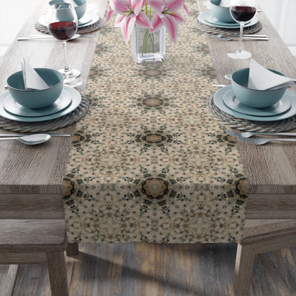 Desert Suns Table Runner – Boho Cotton Dining Decor, Southwestern Sunburst Centerpiece