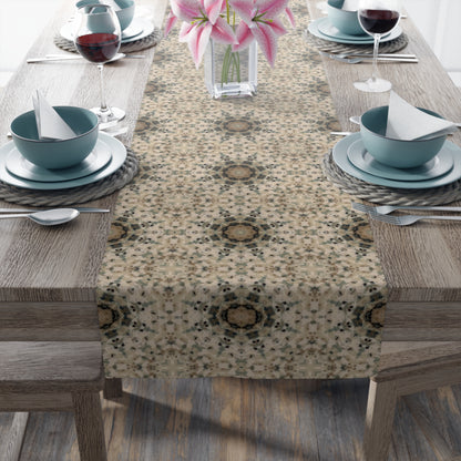 Desert Suns Table Runner – Boho Cotton Dining Decor, Southwestern Sunburst Centerpiece