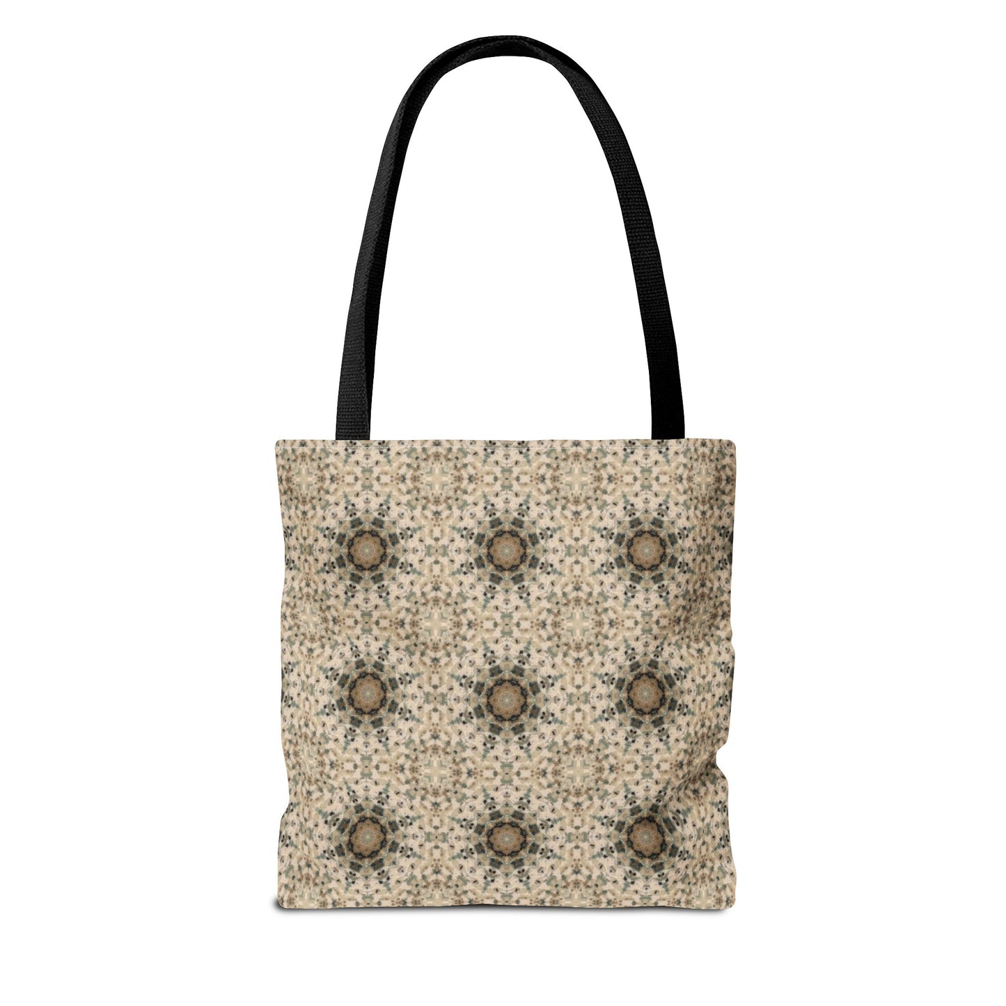 Desert Suns Tote Bag – Boho Desert Sun Pattern, Southwestern Earth-Tone Minimalist Carryall