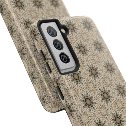 Desert Suns Phone Case – Boho Neutral Sun Pattern, Beige Aesthetic Protective Case for iPhone & Android