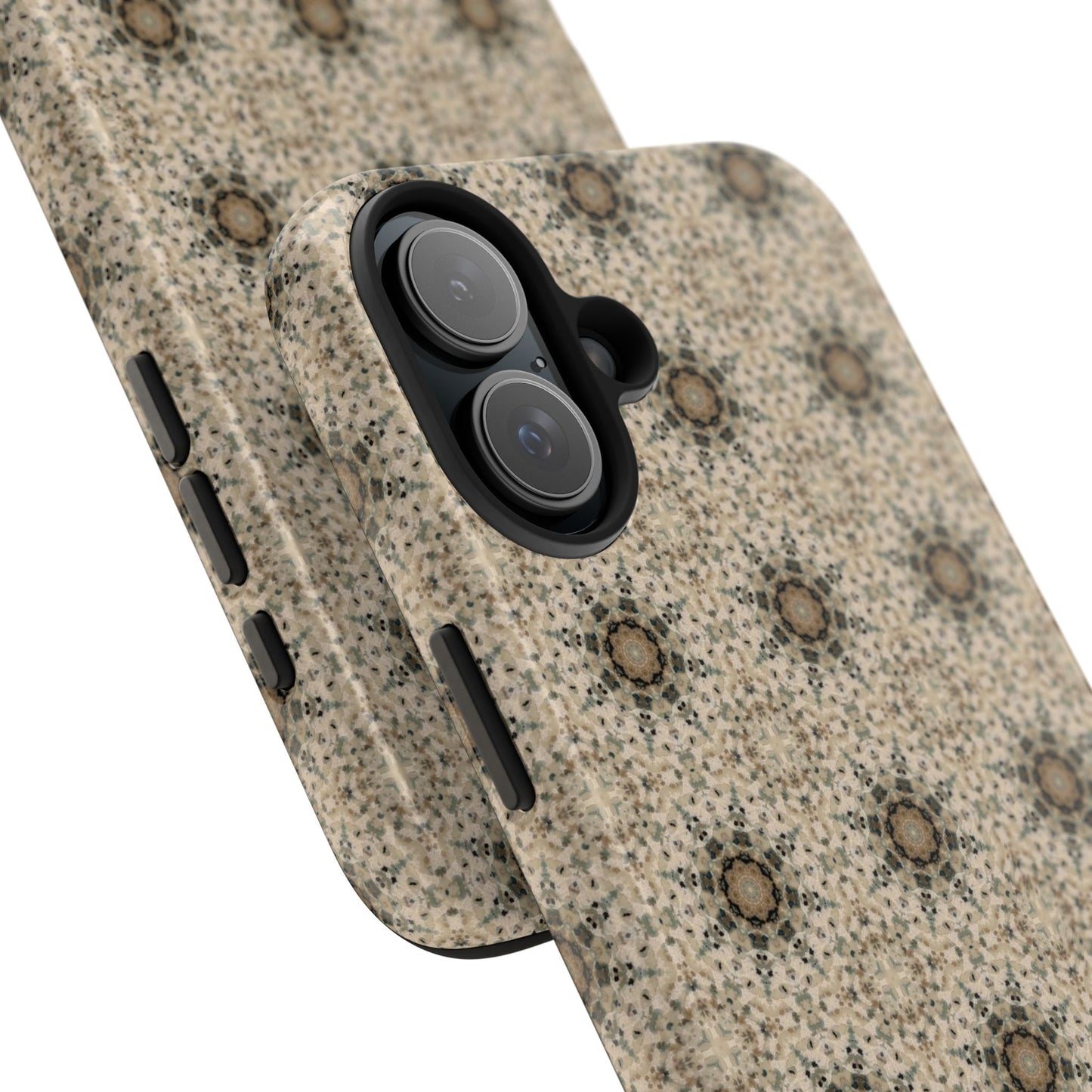 Desert Suns Phone Case – Boho Neutral Sun Pattern, Beige Aesthetic Protective Case for iPhone & Android
