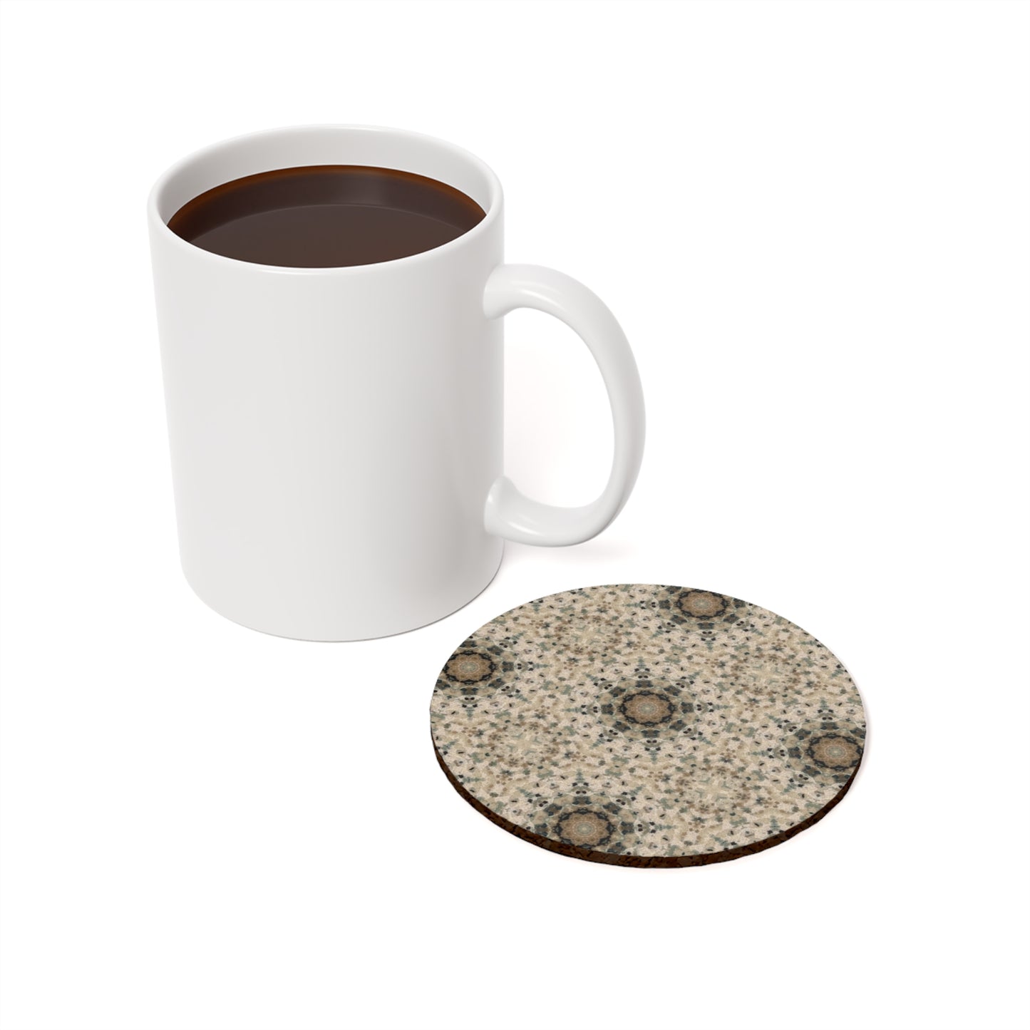 Desert Suns Coaster – Boho Southwestern Drink Coaster Set, Earth-Tone Ceramic Decor