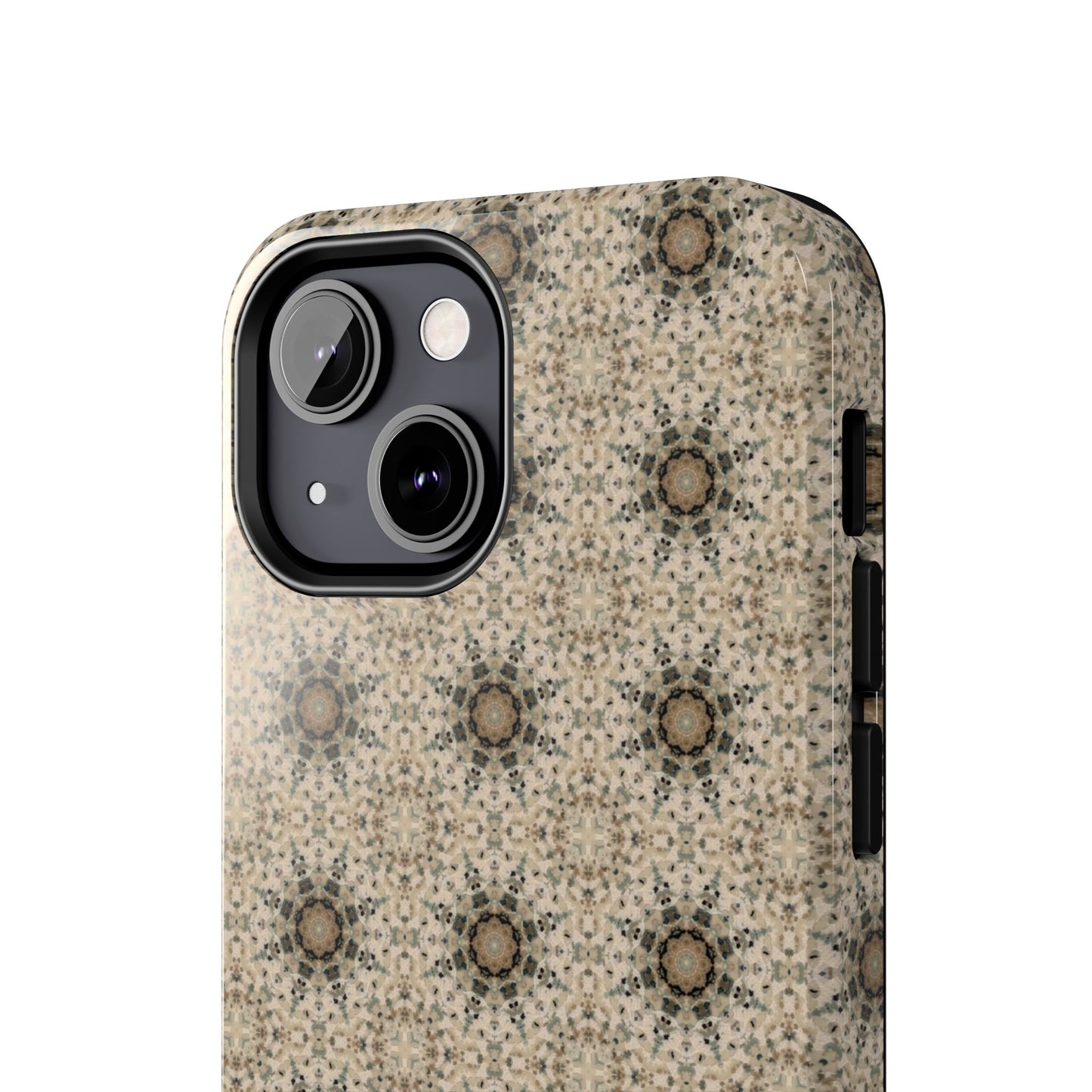 Desert Suns Phone Case – Boho Neutral Sun Pattern, Beige Aesthetic Protective Case for iPhone & Android
