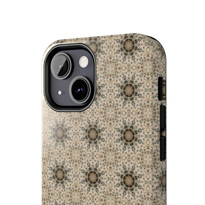 Desert Suns Phone Case – Boho Neutral Sun Pattern, Beige Aesthetic Protective Case for iPhone & Android