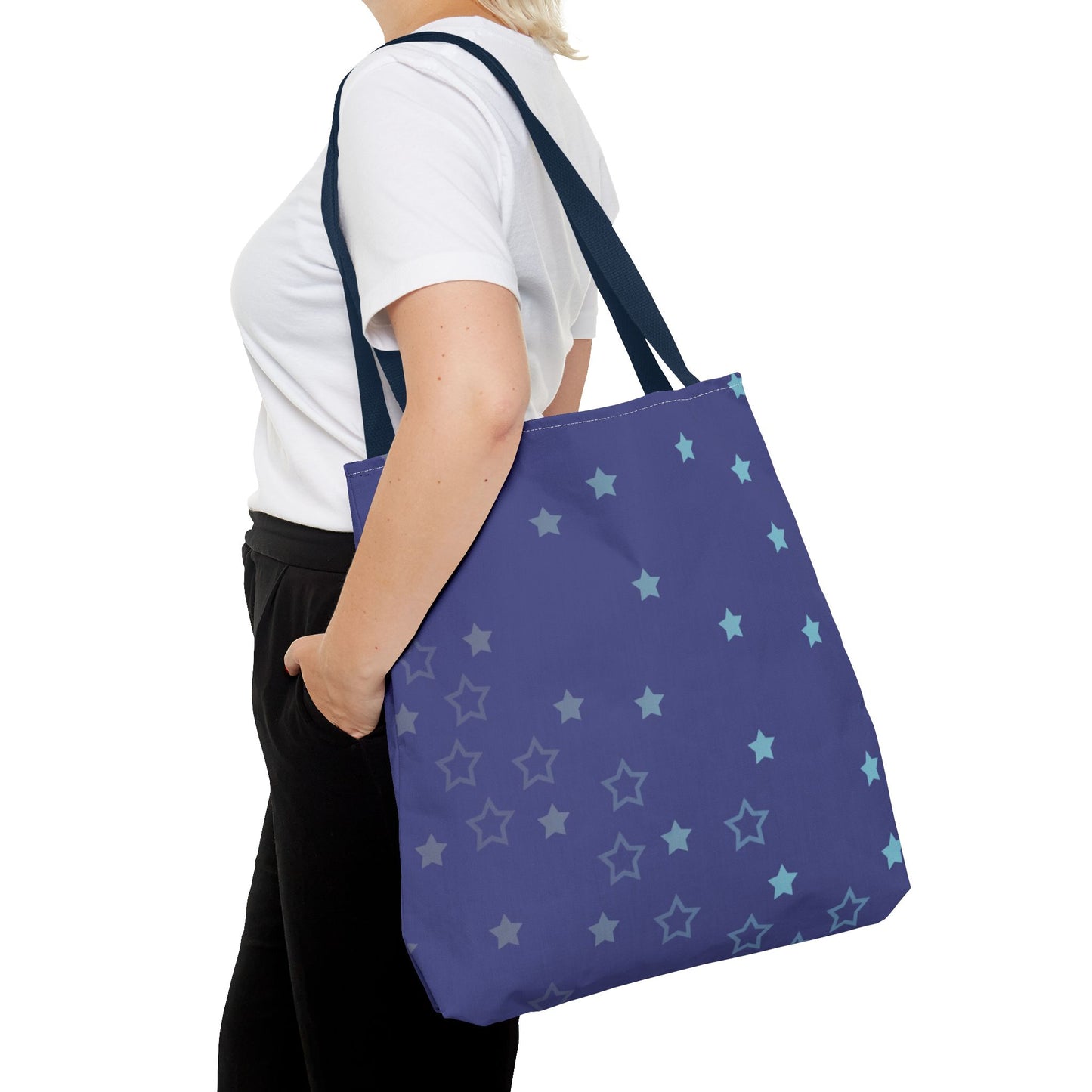 Blue Starfall Tough Phone Case – Celestial Blue Star Cover, Galaxy-Inspired Night Sky iPhone Accessory