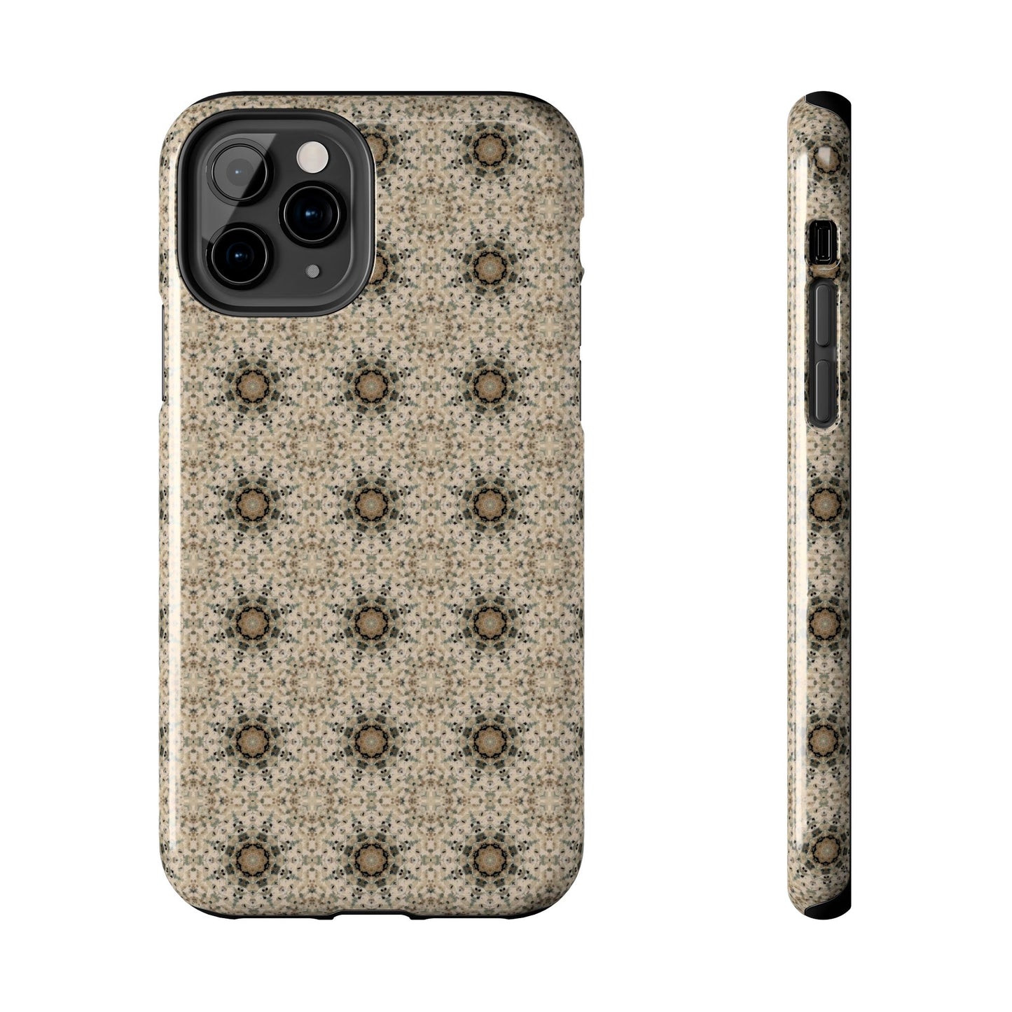 Desert Suns Phone Case – Boho Neutral Sun Pattern, Beige Aesthetic Protective Case for iPhone & Android