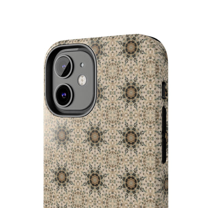 Desert Suns Phone Case – Boho Neutral Sun Pattern, Beige Aesthetic Protective Case for iPhone & Android