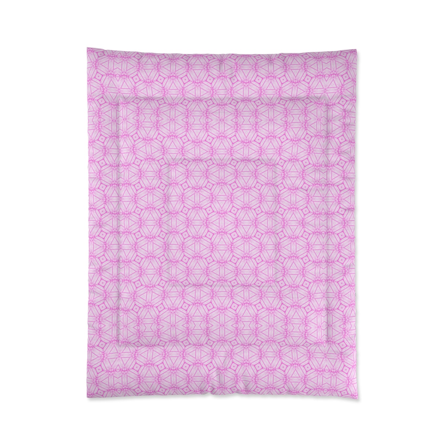 Cherry Blossom Patchwork Comforter - Queen Sakura Floral Bedding, Japanese Cherry Blossom Design