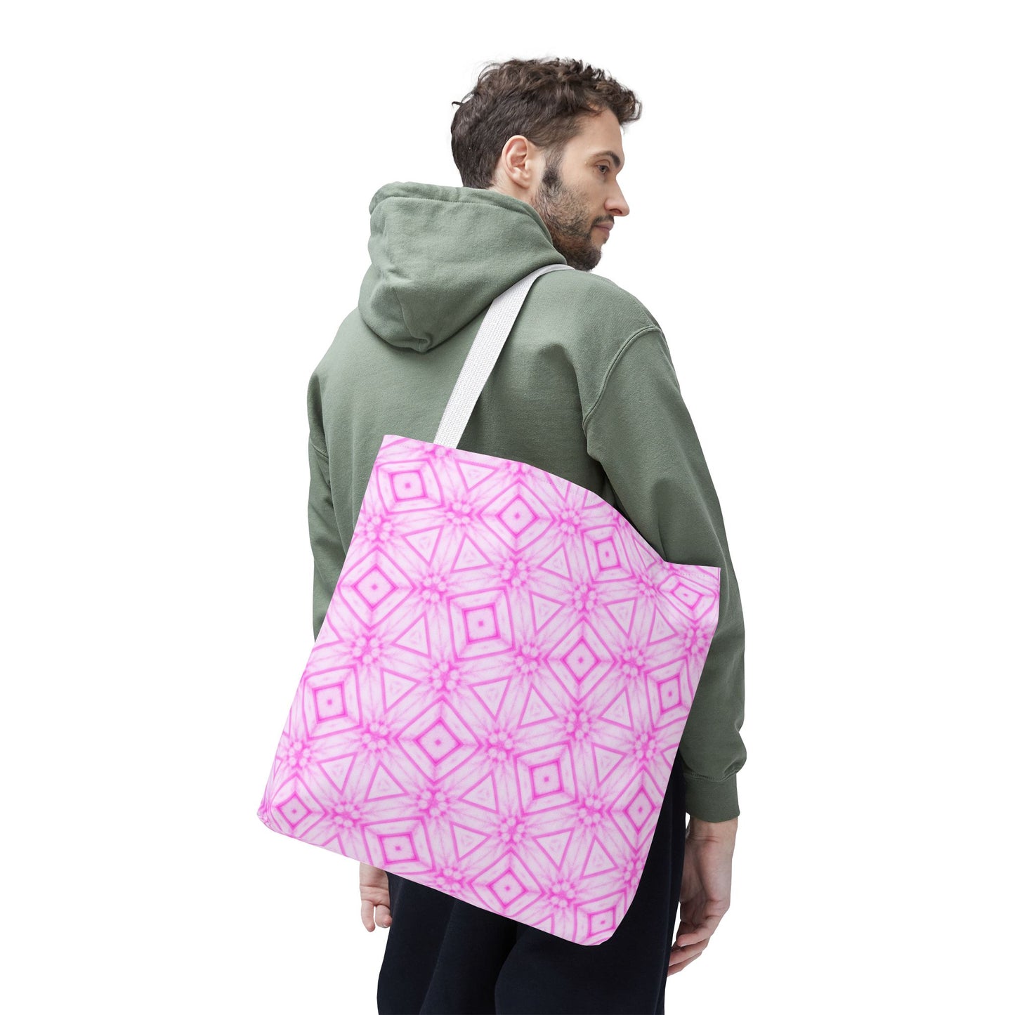 Cherry Blossom Patchwork Tote Bag – Sakura Floral Canvas, Japanese Sakura Design