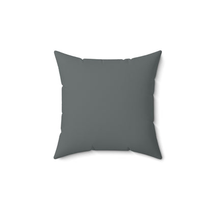 Blue Quilt Pattern Decorative Square Pillow – Colorful Geometric Throw Pillow for Living Room or Bedroom