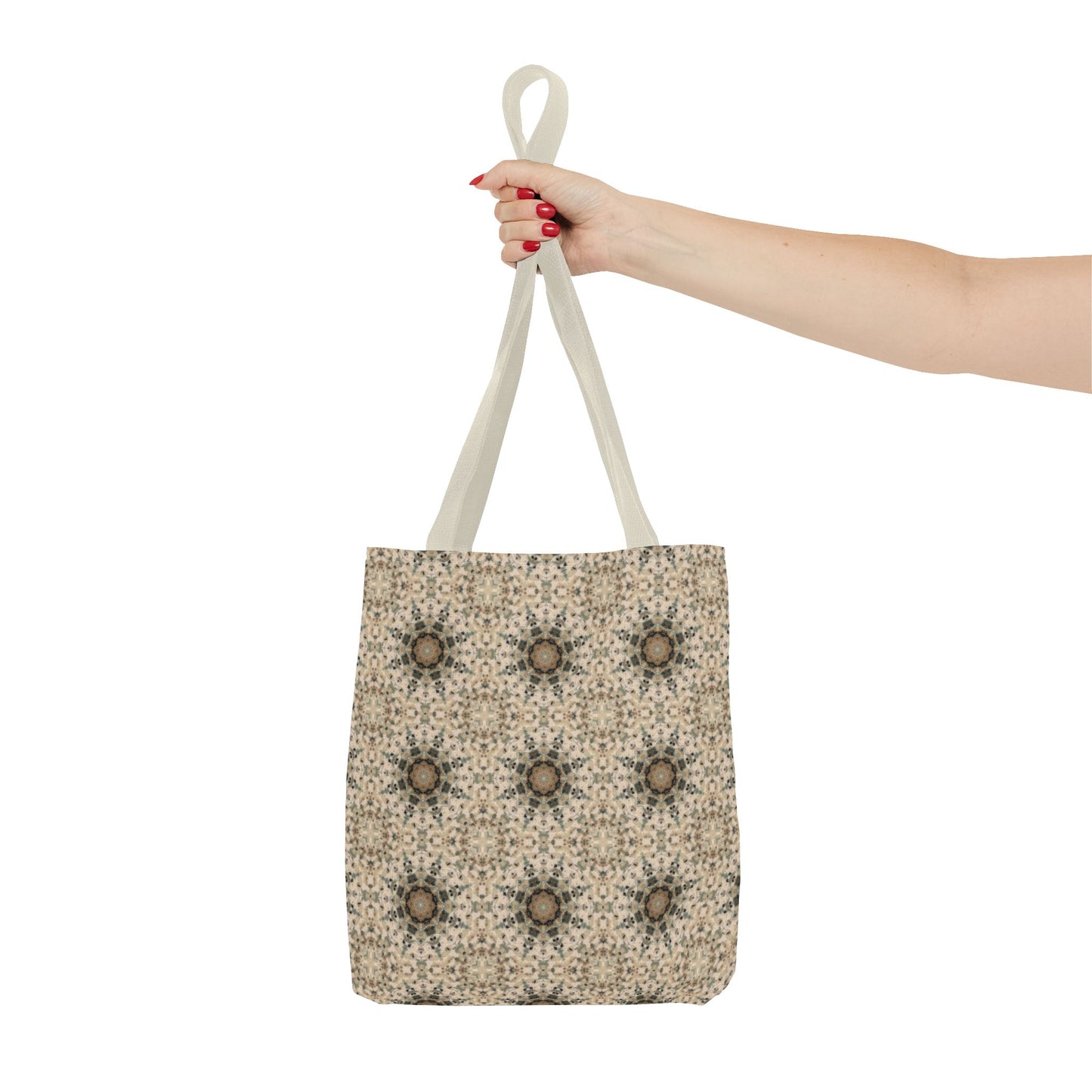 Desert Suns Tote Bag – Boho Desert Sun Pattern, Southwestern Earth-Tone Minimalist Carryall