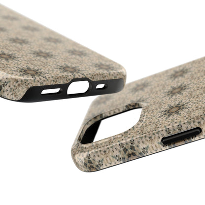 Desert Suns Phone Case – Boho Neutral Sun Pattern, Beige Aesthetic Protective Case for iPhone & Android