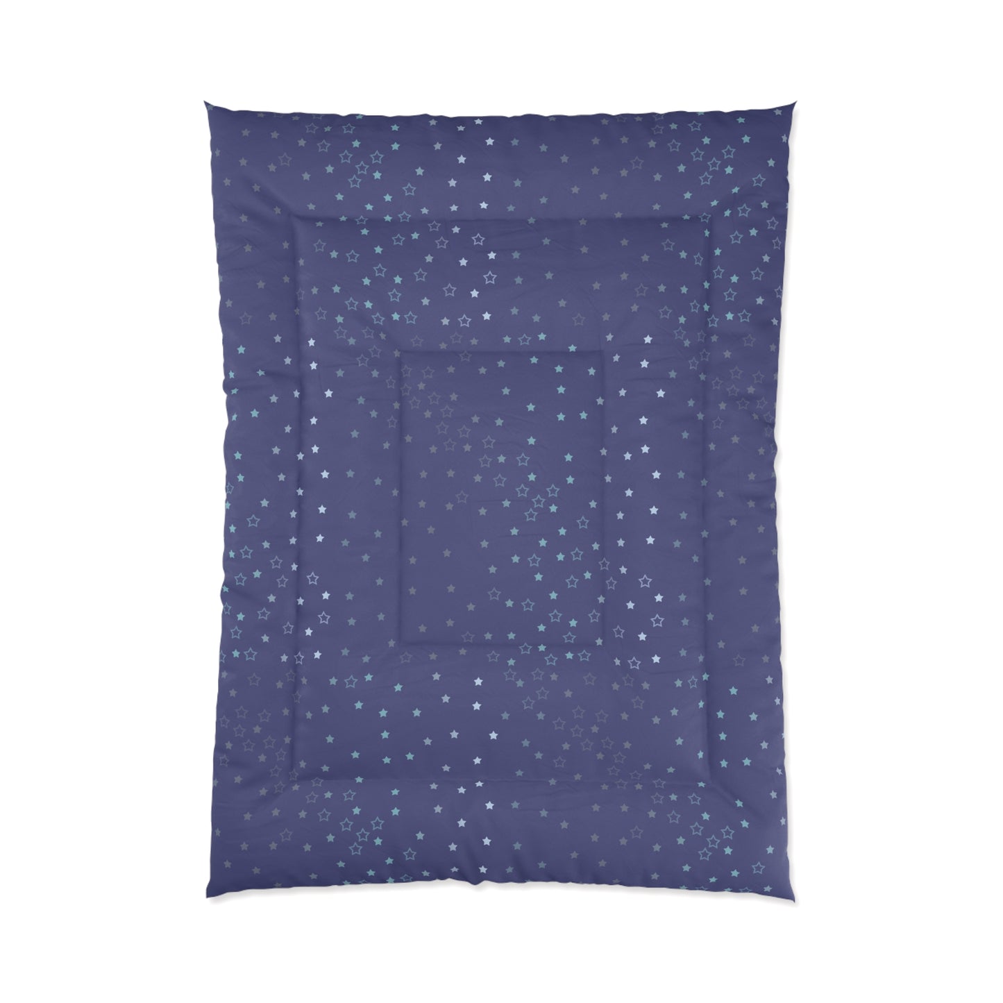 Blue Starfall Comforter – Blue Star Bedding, Celestial Night Sky Comforter, Galaxy-Inspired Bedroom Decor