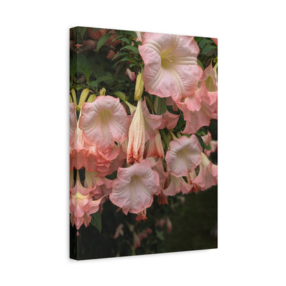 Angels in the Garden Canvas Wall Art - Vibrant Floral Design Nature Photography Decor