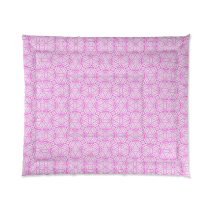 Cherry Blossom Patchwork Comforter - Queen Sakura Floral Bedding, Japanese Cherry Blossom Design