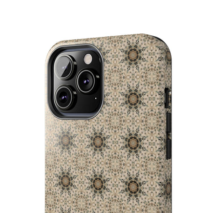 Desert Suns Phone Case – Boho Neutral Sun Pattern, Beige Aesthetic Protective Case for iPhone & Android