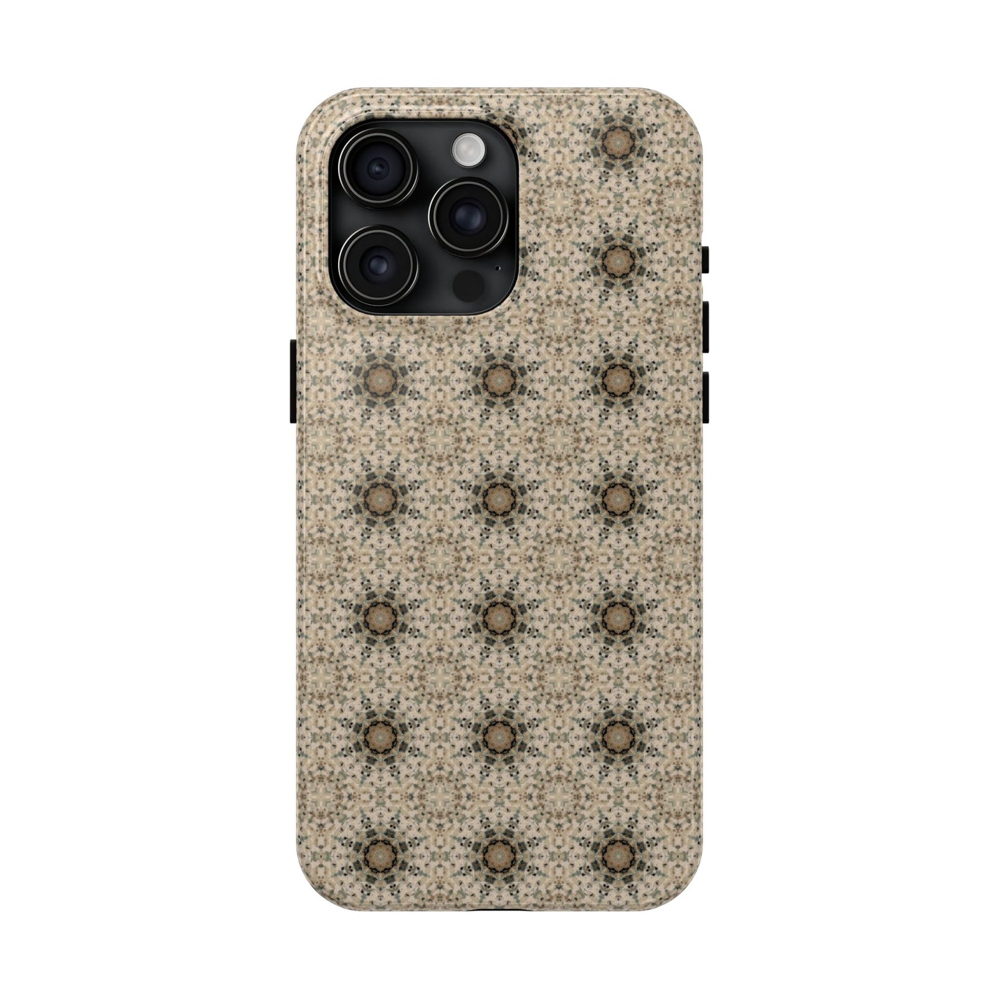 Desert Suns Phone Case – Boho Neutral Sun Pattern, Beige Aesthetic Protective Case for iPhone & Android