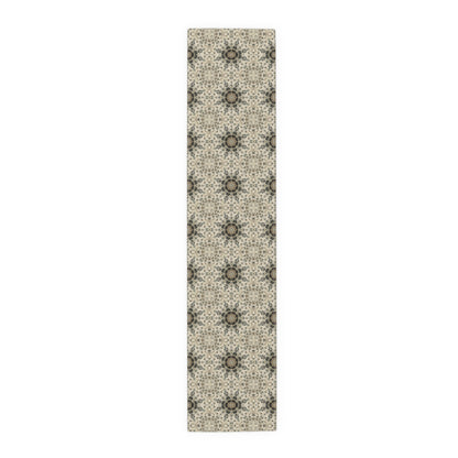 Desert Suns Table Runner – Boho Cotton Dining Decor, Southwestern Sunburst Centerpiece