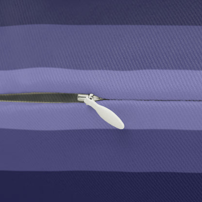 Purple Optical Illusion Lumbar Pillow – Retro Concentric Square Pattern Throw Cushion for Modern and Trippy Decor