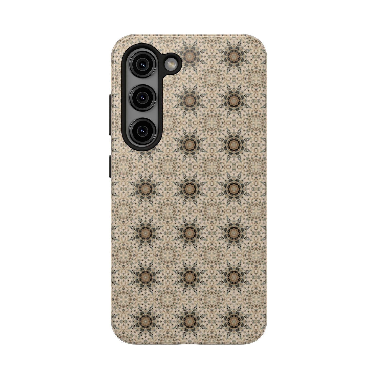 Desert Suns Phone Case – Boho Neutral Sun Pattern, Beige Aesthetic Protective Case for iPhone & Android