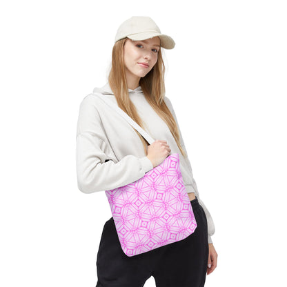 Cherry Blossom Patchwork Tote Bag – Sakura Floral Canvas, Japanese Sakura Design