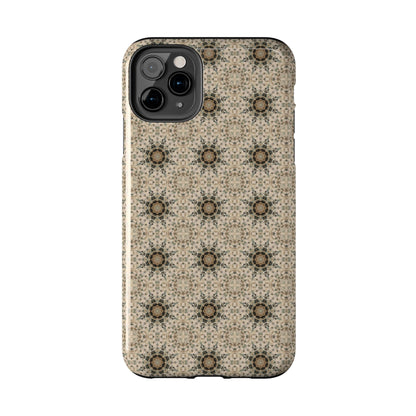 Desert Suns Phone Case – Boho Neutral Sun Pattern, Beige Aesthetic Protective Case for iPhone & Android