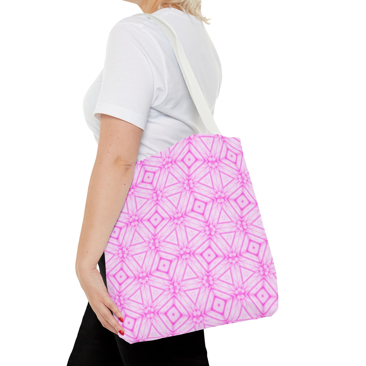Cherry Blossom Patchwork Tote Bag – Sakura Floral Canvas, Japanese Sakura Design