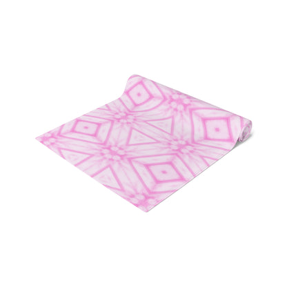 Cherry Blossom Patchwork Table Runner – Sakura Floral Spring Decor, Japanese Cherry Blossom Design
