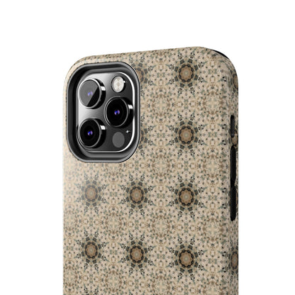 Desert Suns Phone Case – Boho Neutral Sun Pattern, Beige Aesthetic Protective Case for iPhone & Android