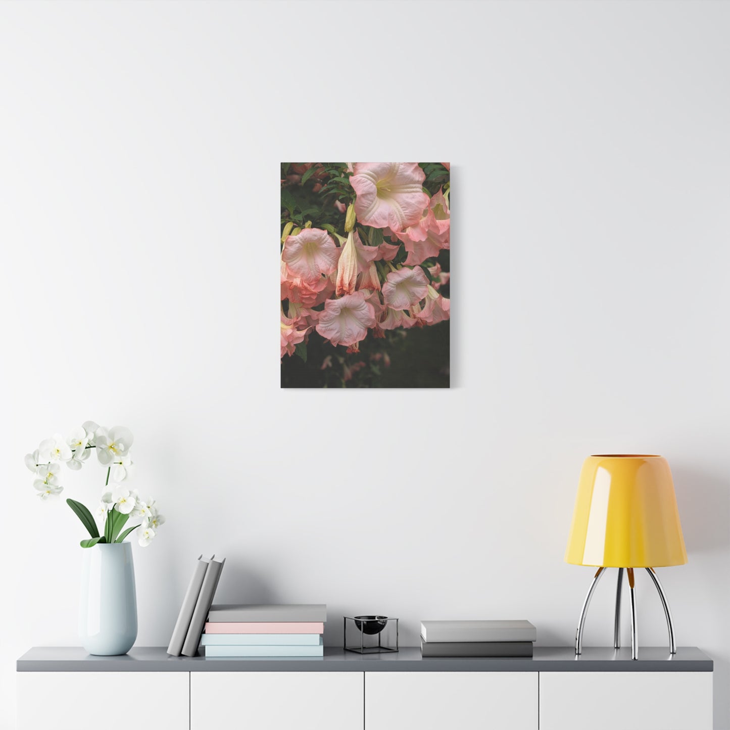 Angels in the Garden Canvas Wall Art - Vibrant Floral Design Nature Photography Decor