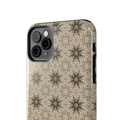 Desert Suns Phone Case – Boho Neutral Sun Pattern, Beige Aesthetic Protective Case for iPhone & Android