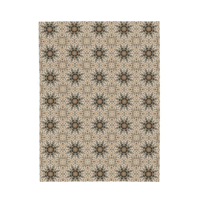 Desert Suns Velveteen Throw Blanket – Warm Southwest-Inspired Sun Pattern for Cozy Modern Homes