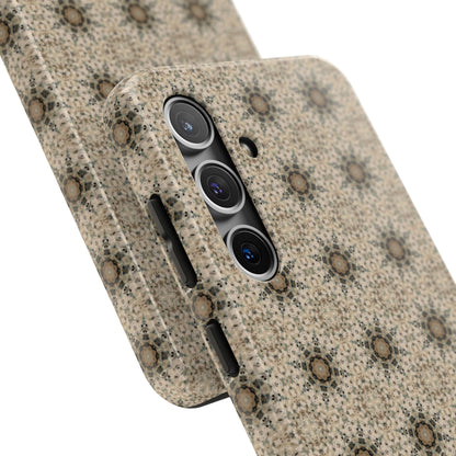 Desert Suns Phone Case – Boho Neutral Sun Pattern, Beige Aesthetic Protective Case for iPhone & Android