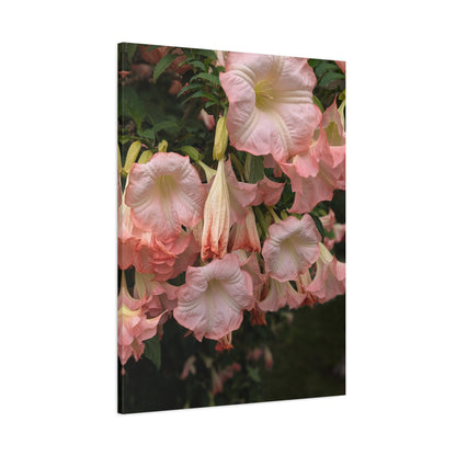 Angels in the Garden Canvas Wall Art - Vibrant Floral Design Nature Photography Decor
