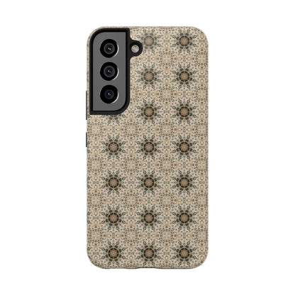 Desert Suns Phone Case – Boho Neutral Sun Pattern, Beige Aesthetic Protective Case for iPhone & Android