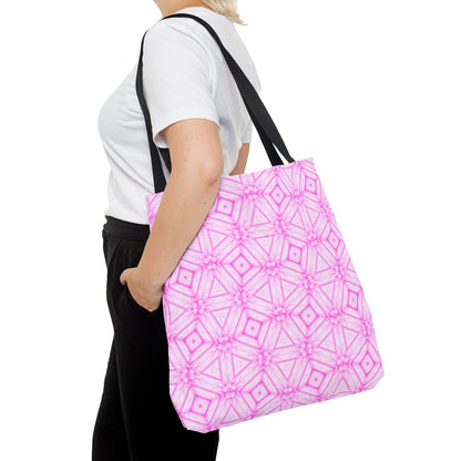 Cherry Blossom Patchwork Tote Bag – Sakura Floral Canvas, Japanese Sakura Design