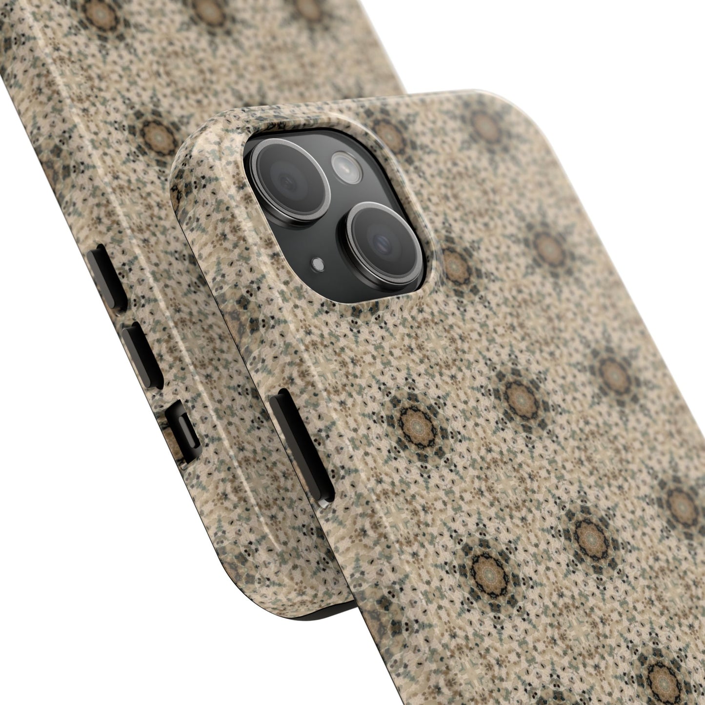 Desert Suns Phone Case – Boho Neutral Sun Pattern, Beige Aesthetic Protective Case for iPhone & Android